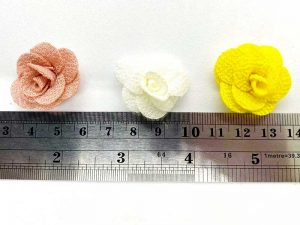 Aplique Flores de tecido Para Laços e Tiaras